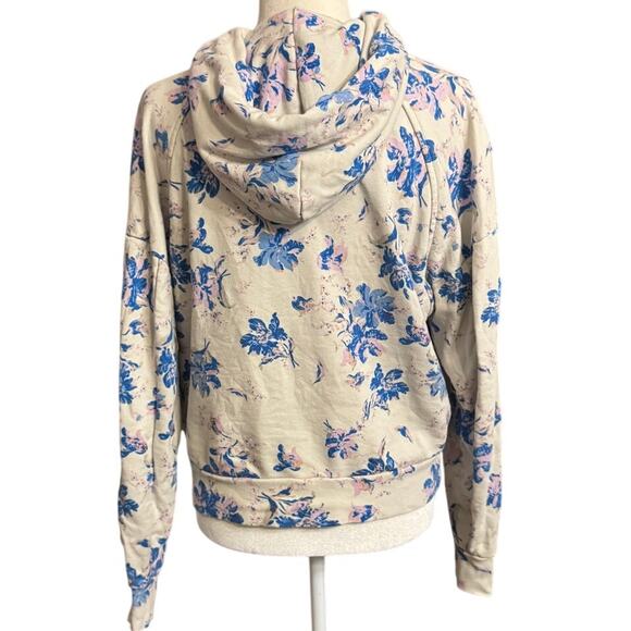 Rag & Bone Floral Hoodie Sweatshirt | Organic Cotton | Size S - Picture 2 of 6